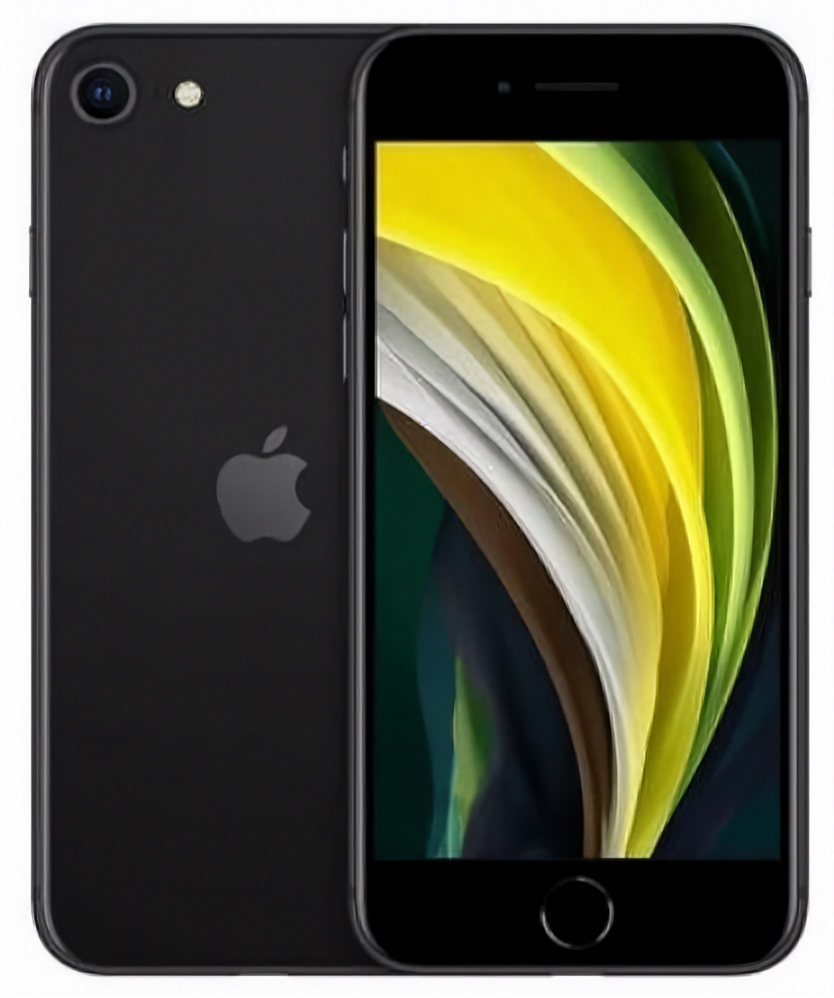 iPhone SE (2020) in Black — view 1