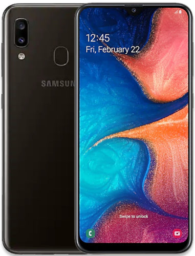 Galaxy A20 in Black — view 1