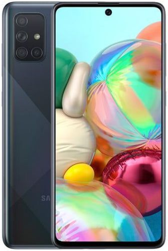 Galaxy A71 in Prism Cube Black — view 1
