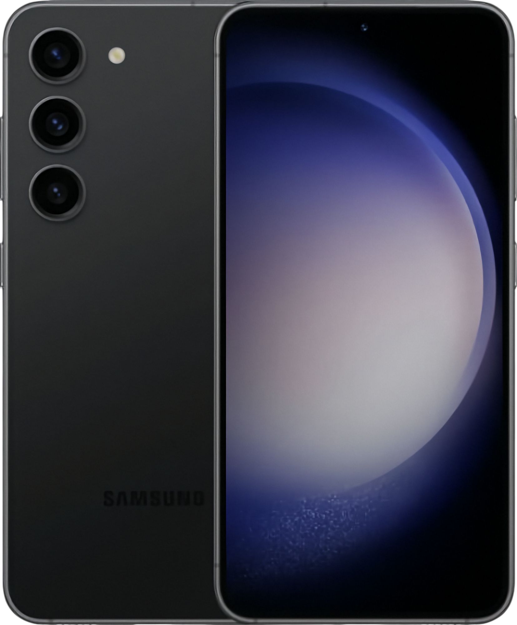 Galaxy S23 in Phantom Black — view 1