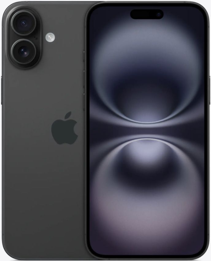 iPhone 16 Plus in Black — view 1