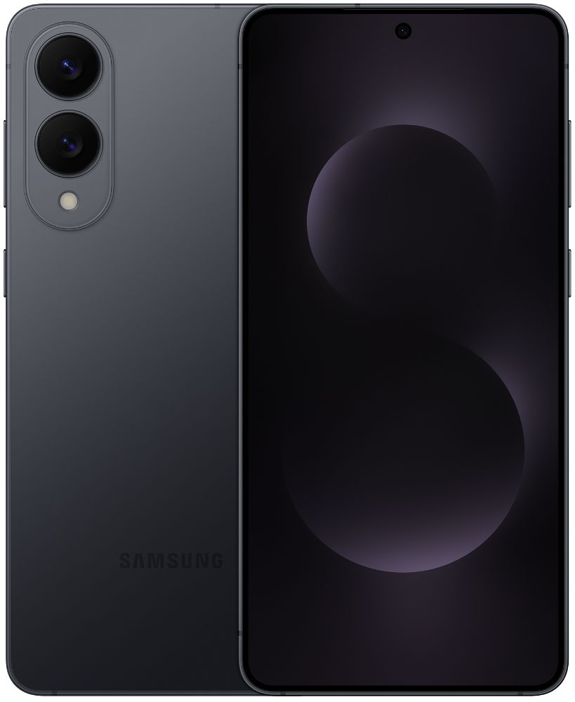 Galaxy S25 Edge in Titanium JetBlack â€” view 1