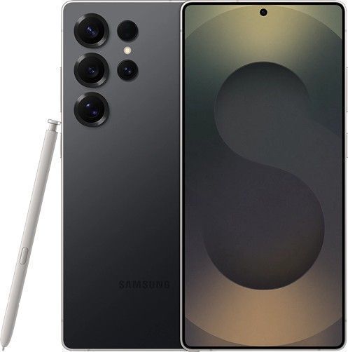 Galaxy S25 Ultra in Titanium Black â€” view 1