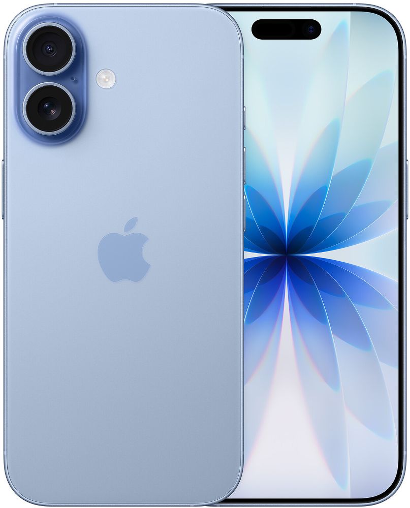 iPhone 17 in Blue Mist — view 1