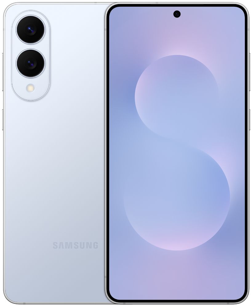 Galaxy S25 Edge in Titanium IcyBlue — view 1