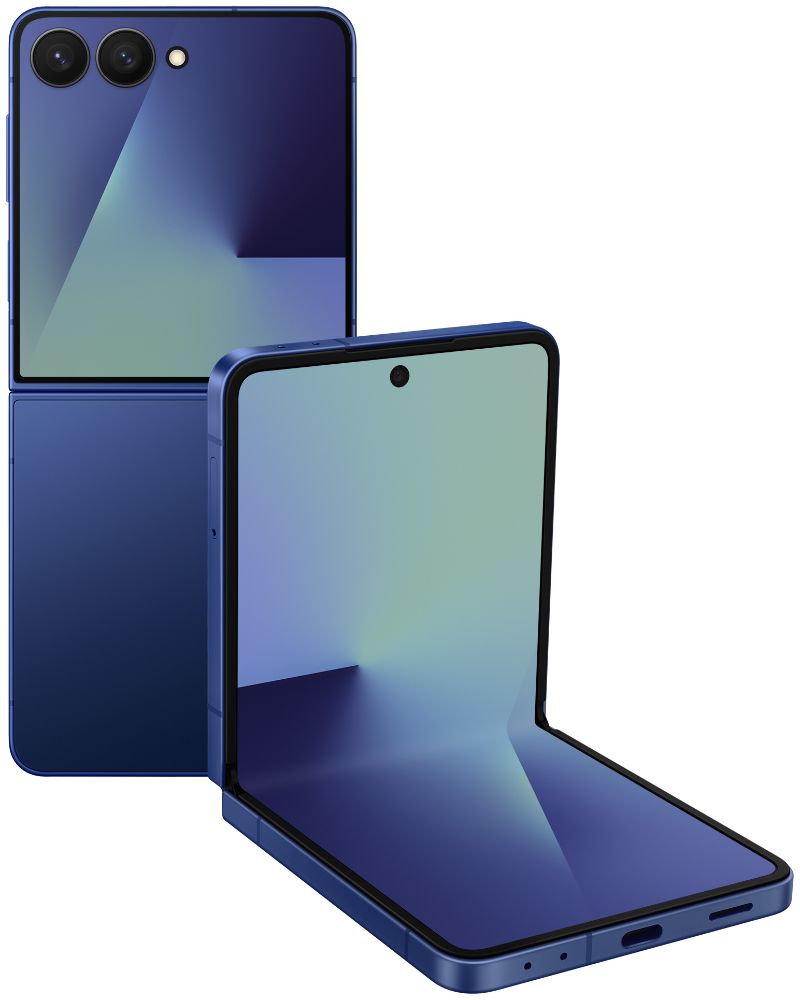 Galaxy Z Flip7 in Blue Shadow — view 1