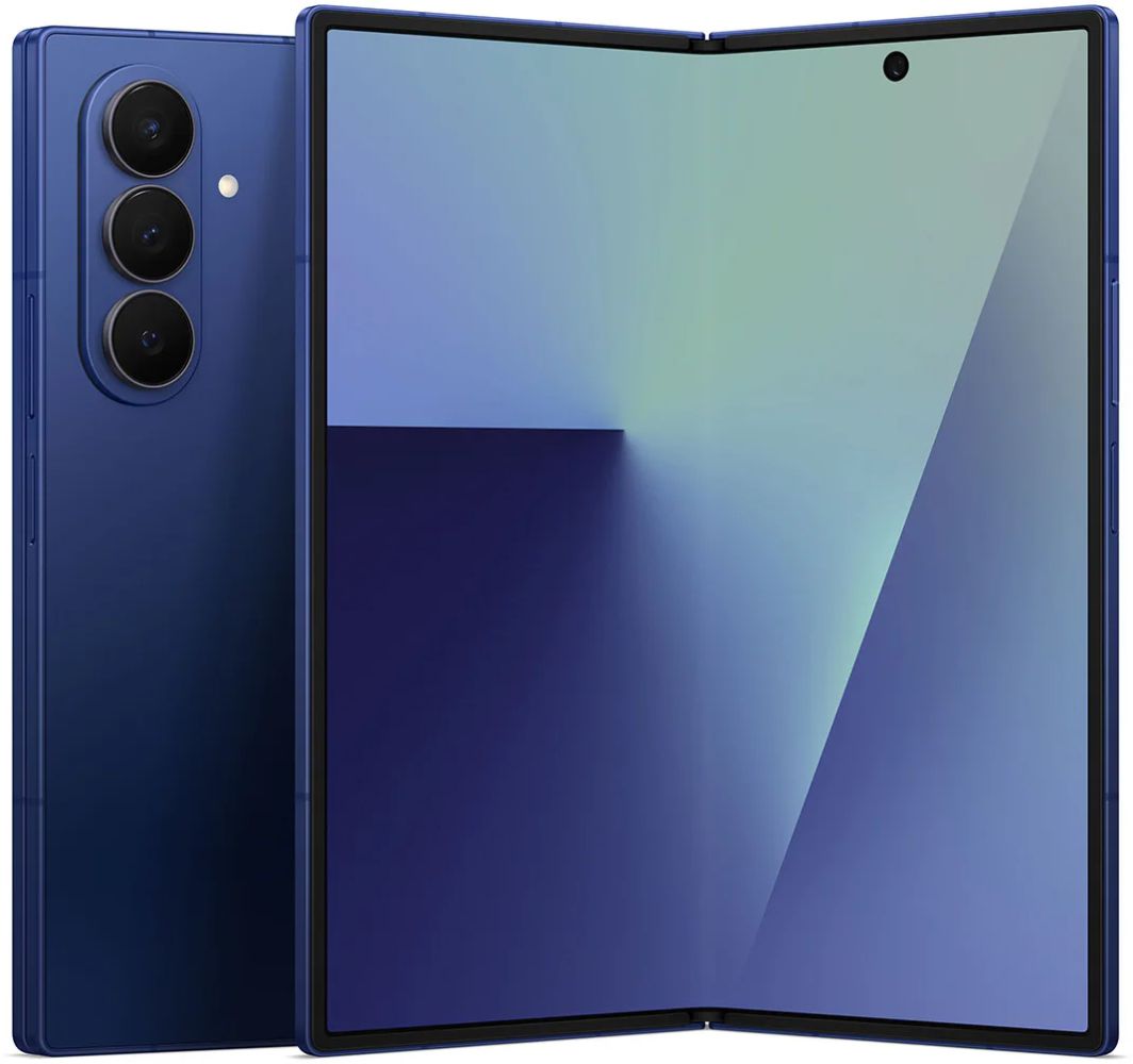 Galaxy Z Fold7 in Blue Shadow — view 1