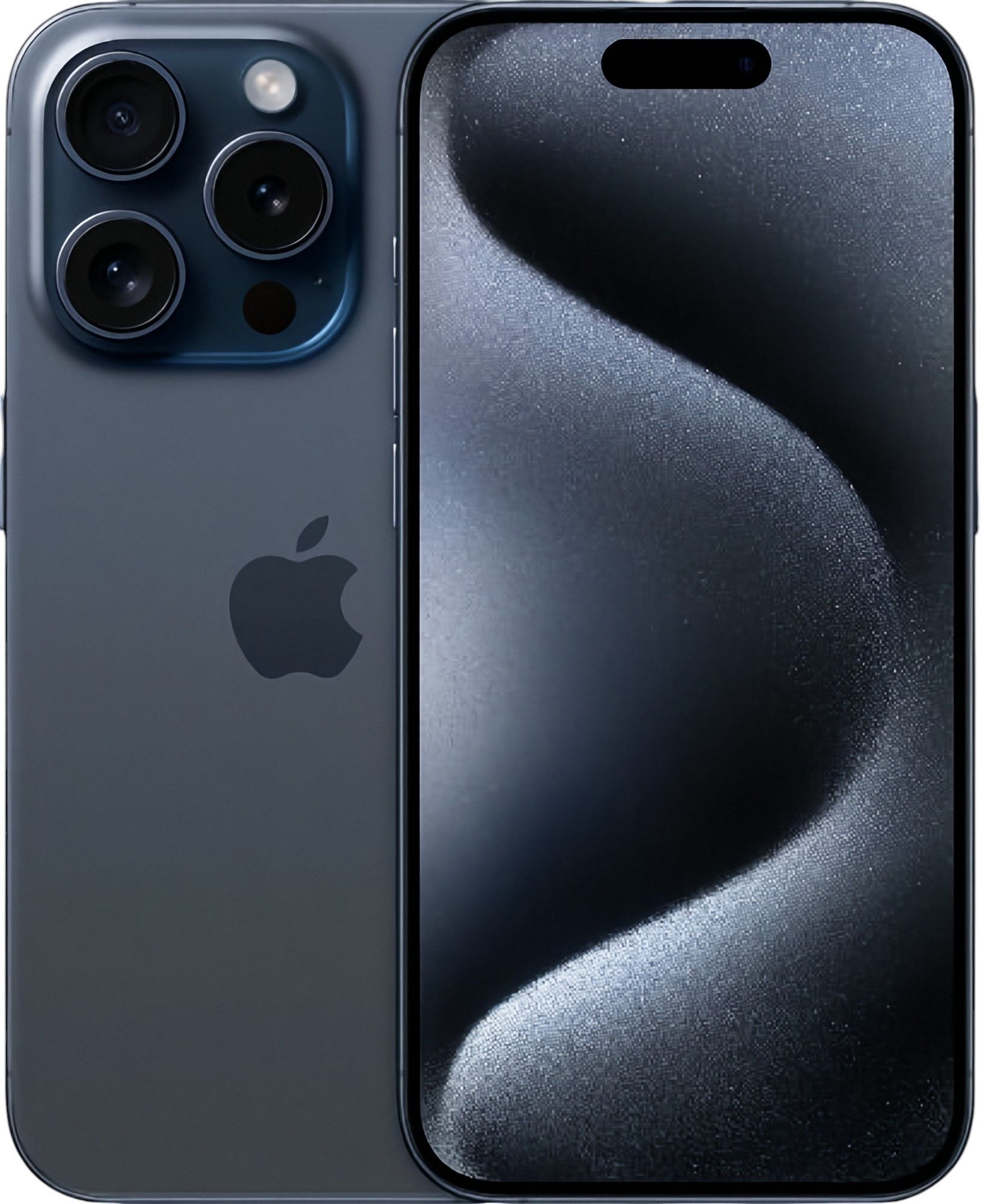 iPhone 15 Pro in Blue Titanium — view 1