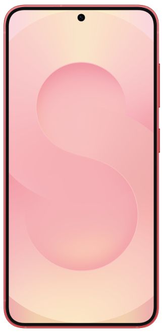 Galaxy S25 in Coral Red — view 2