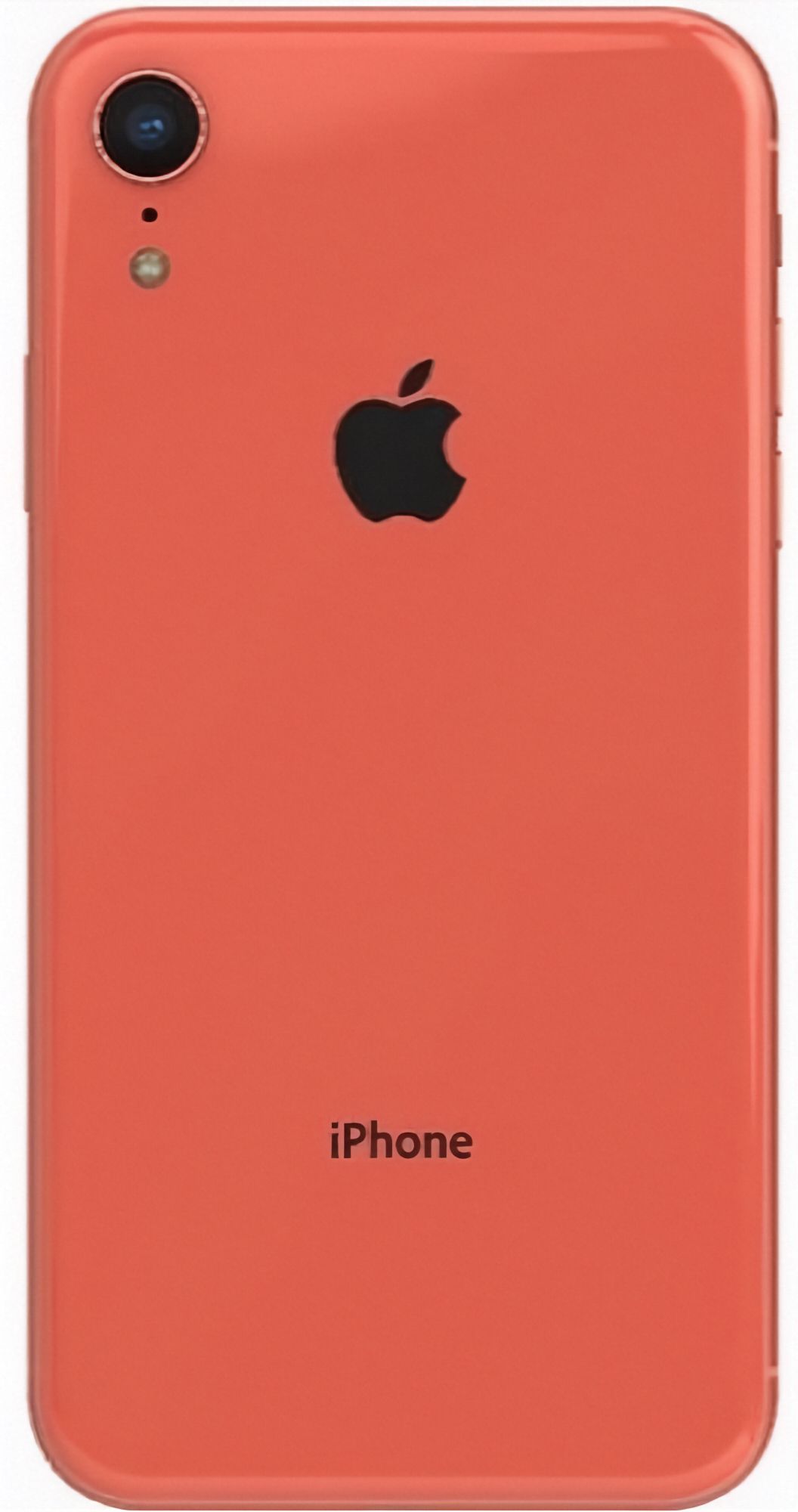 iPhone XR in Coral — view 3