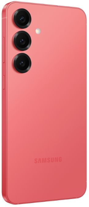 Galaxy S25 in Coral Red — view 4