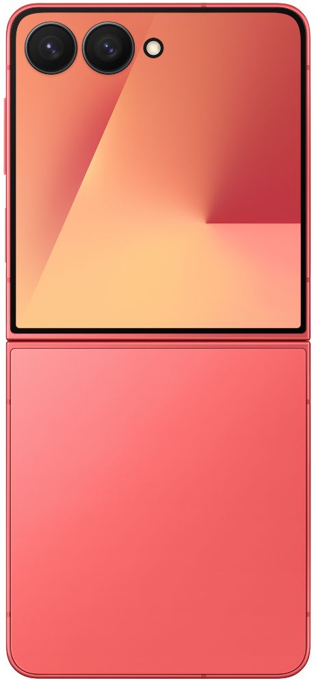 Galaxy Z Flip7 in CoralRed — view 5