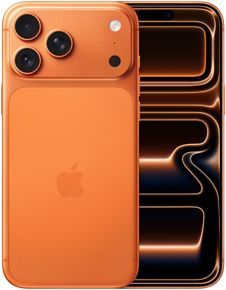 iPhone 17 Pro Max in Cosmic Orange — view 1