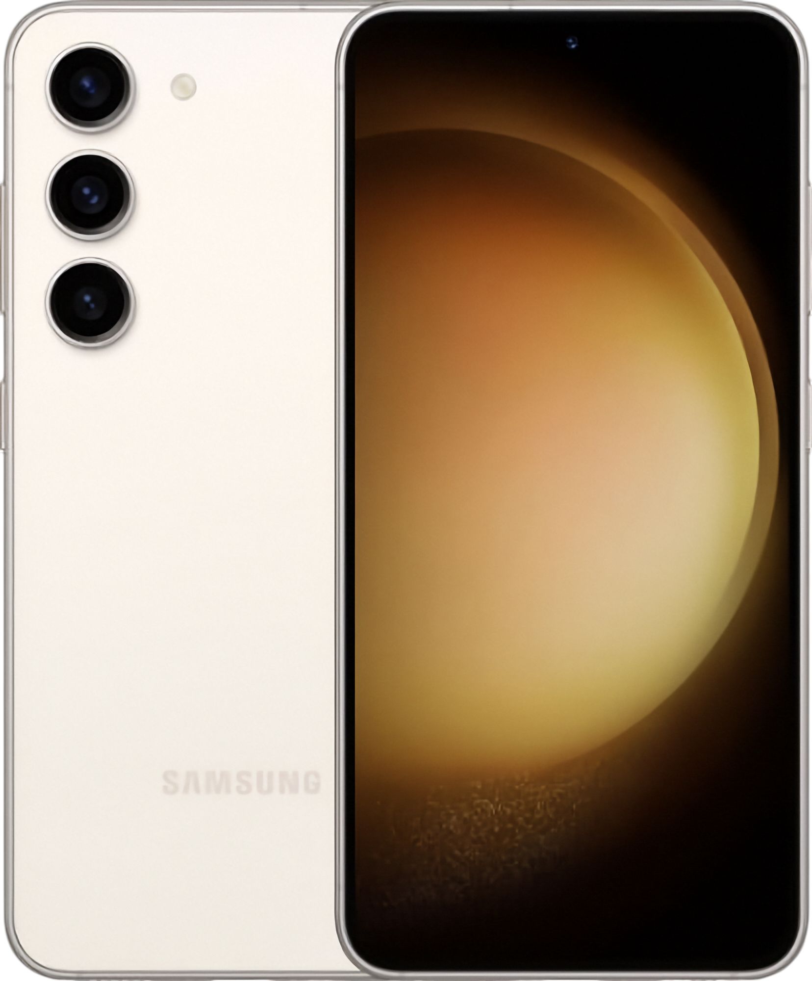 Galaxy S23 in Cream — view 1