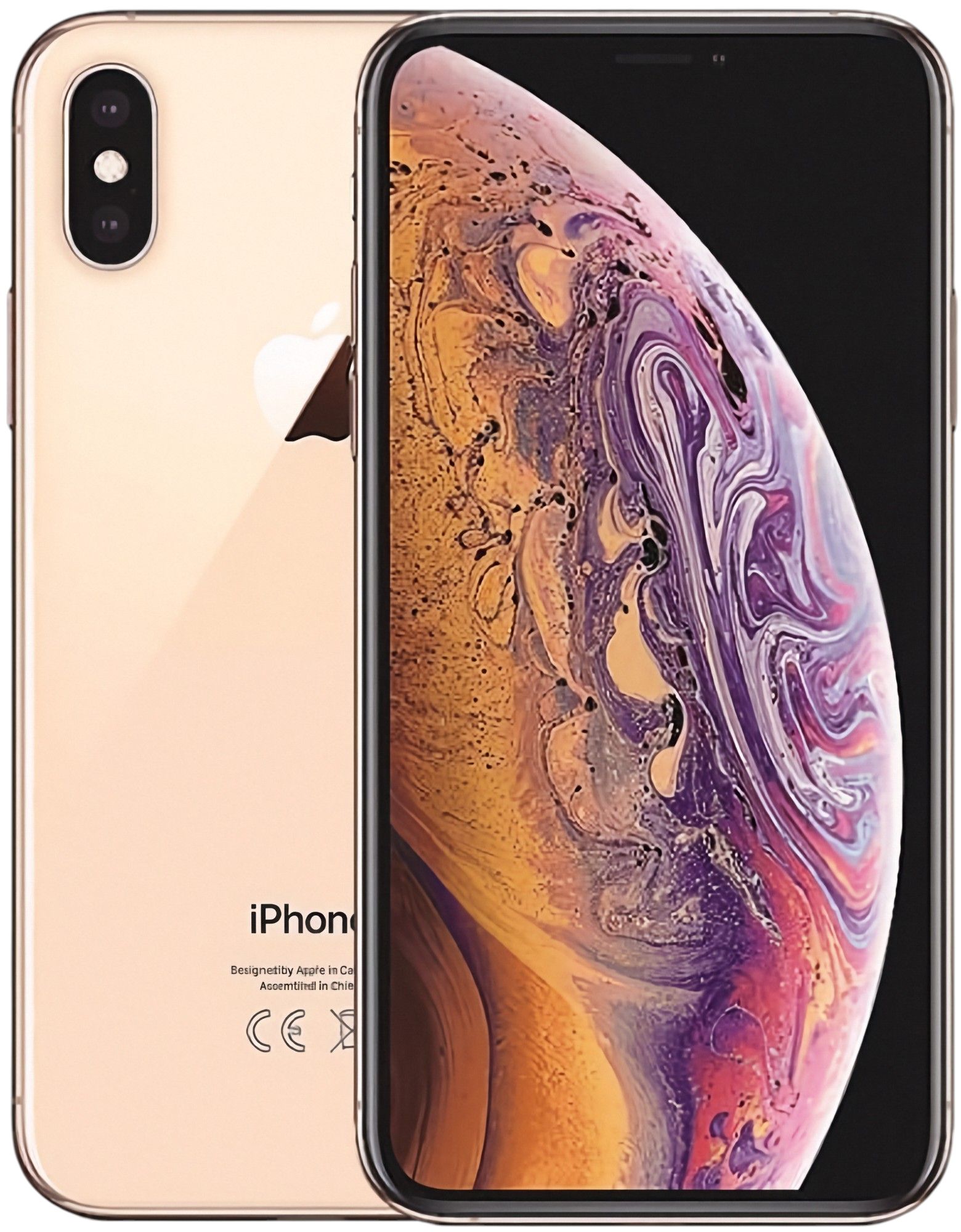 iPhone XS Max in Gold — view 1