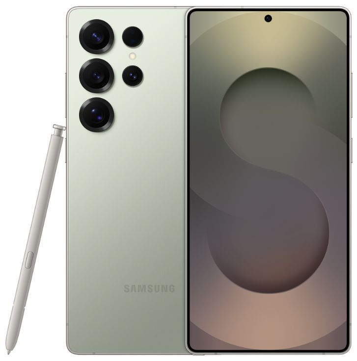 Galaxy S25 Ultra in Titanium Jade Green — view 1