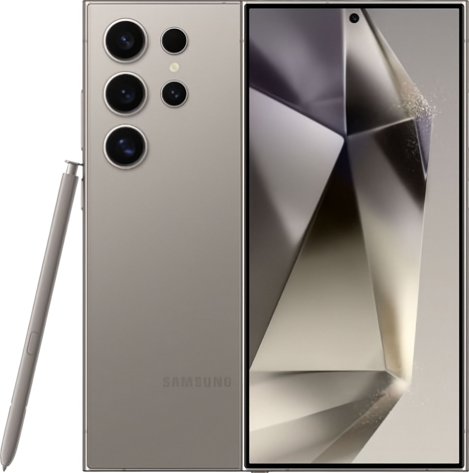 Galaxy S24 Ultra in Titanium Gray — view 1