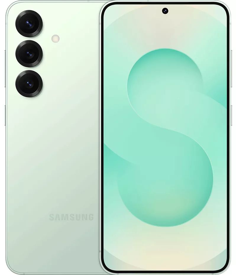 Galaxy S25 in Mint — view 1