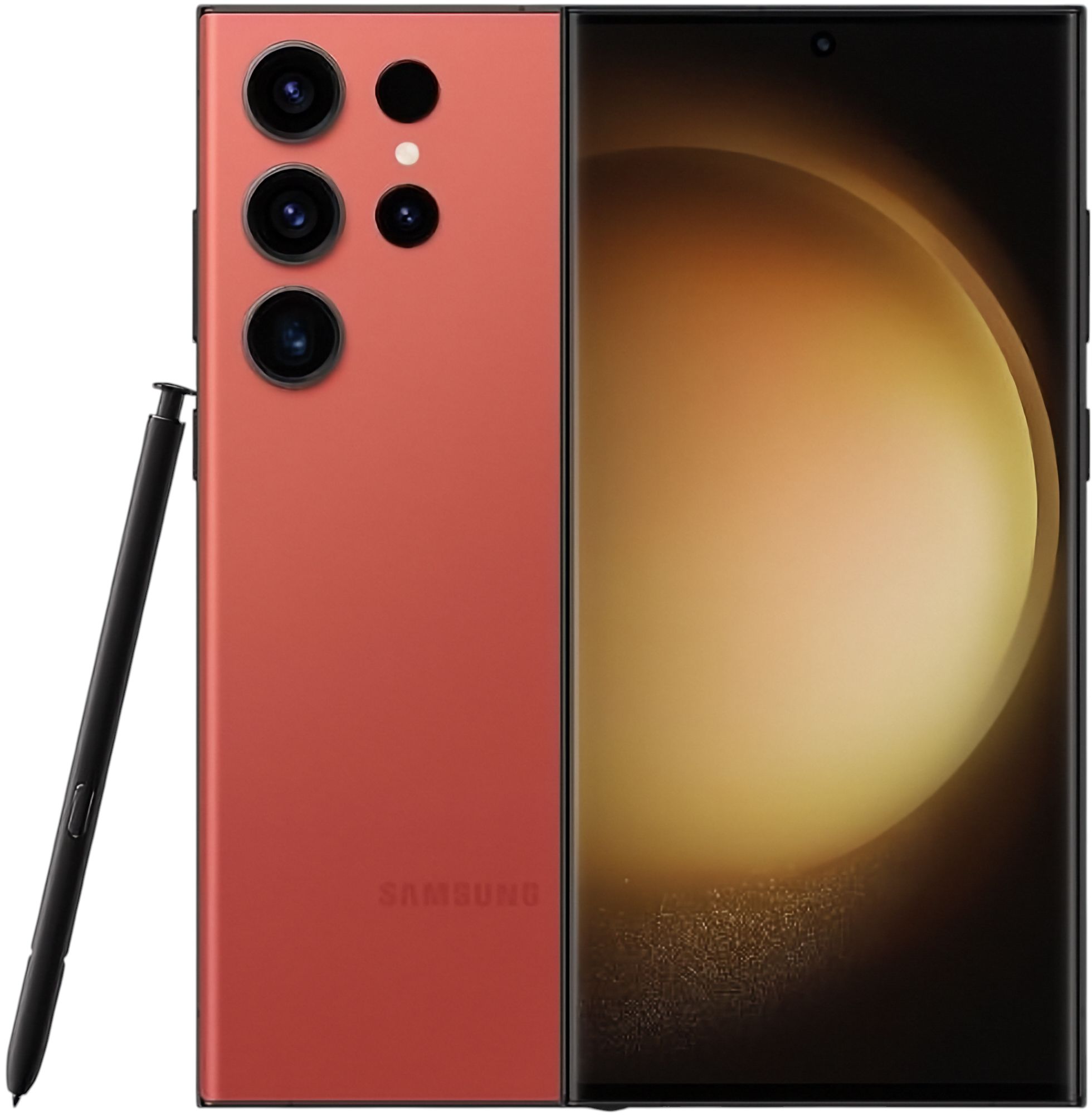 Galaxy S23 Ultra in Red — view 1