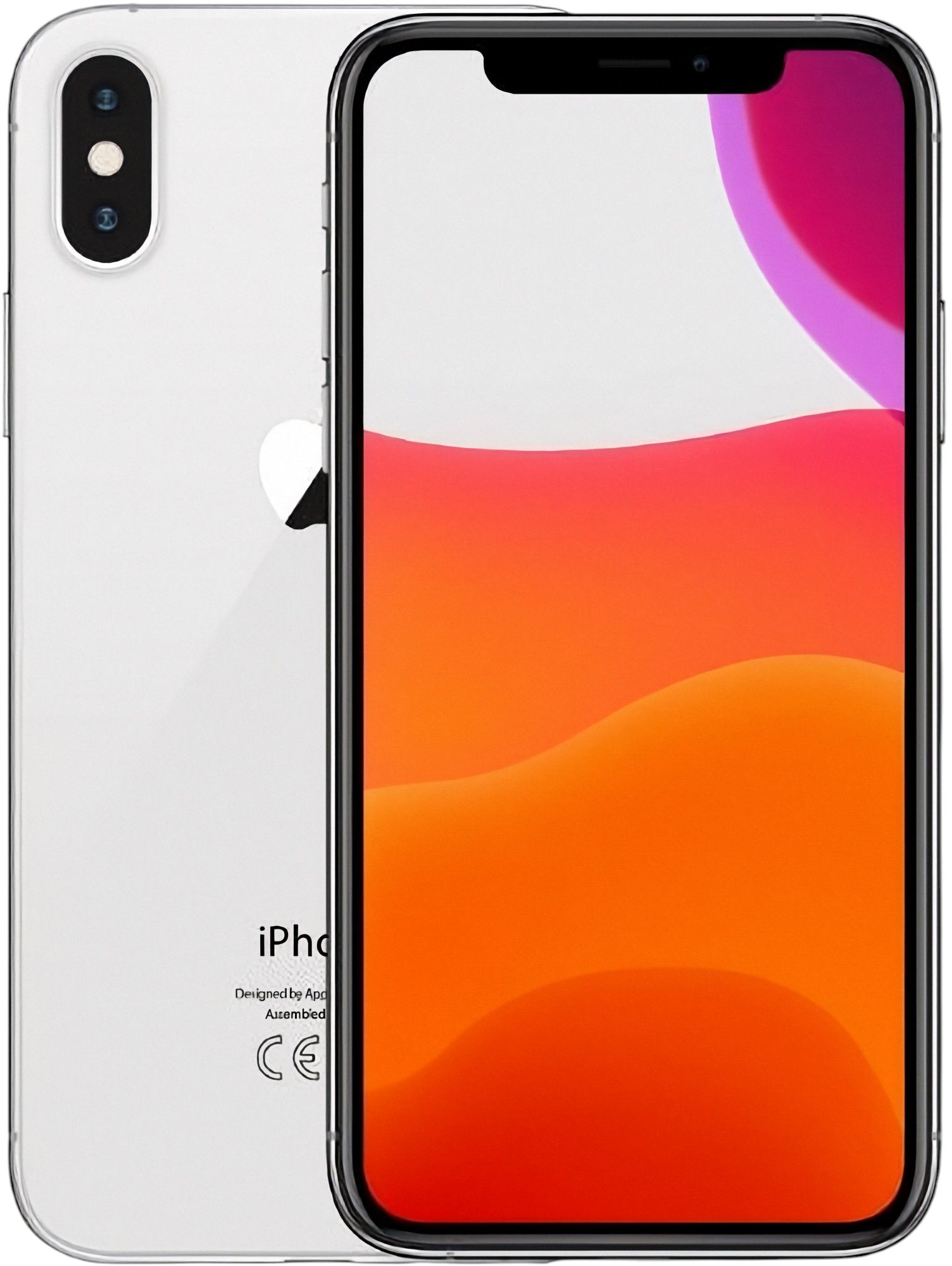 iPhone XS Max in Silver — view 1