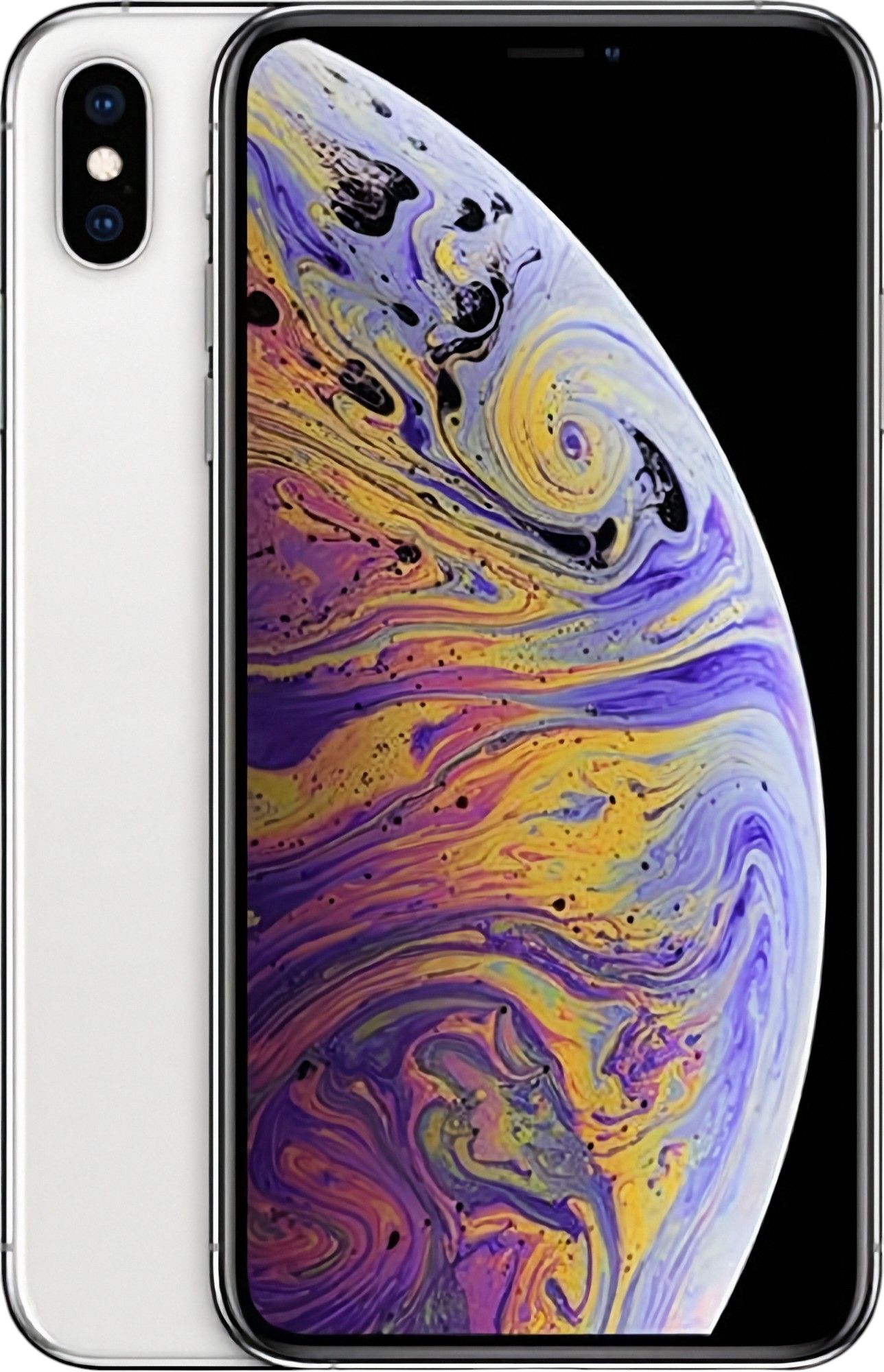 iPhone XS in Silver — view 1