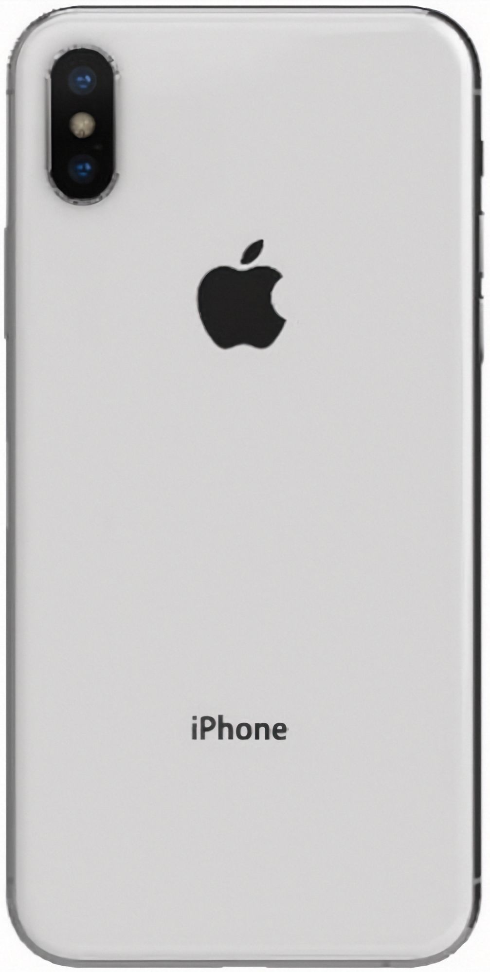 iPhone XS Max in Silver — view 3