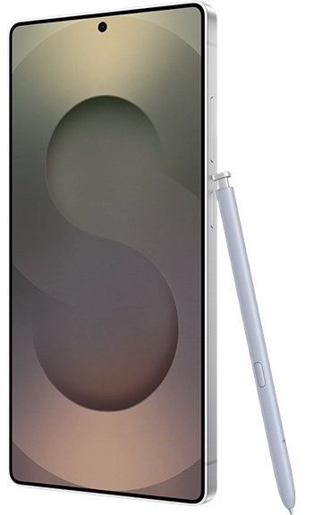 Galaxy S25 Ultra in Titanium White Silver — view 3
