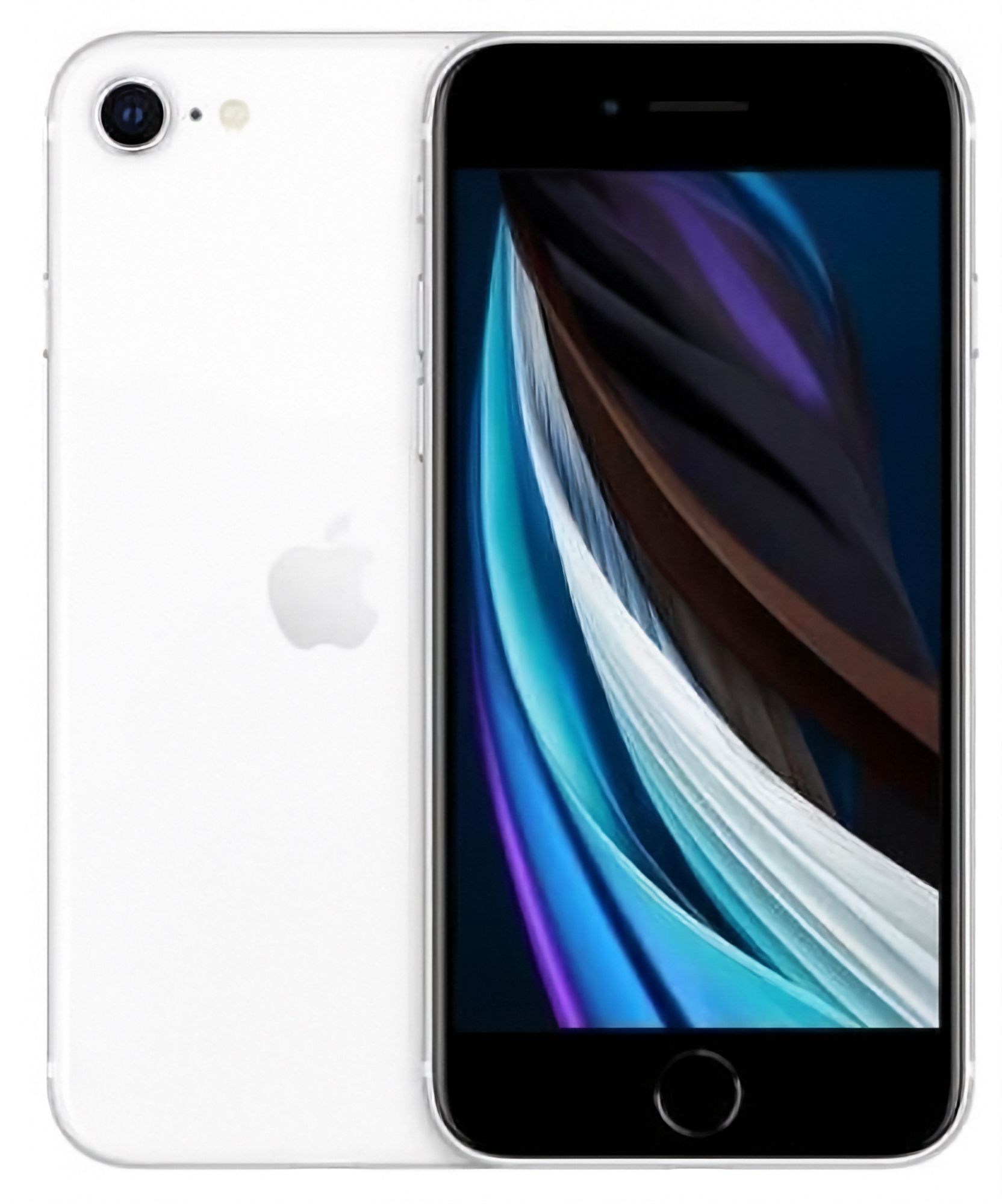iPhone SE (2020) in White — view 1