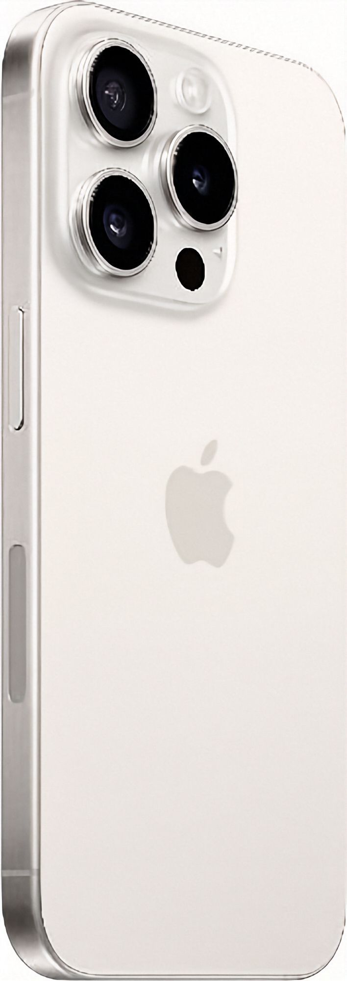 iPhone 15 Pro in White Titanium — view 3